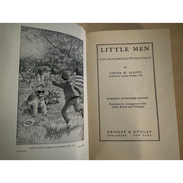 Little Men: Life at Plumfield with Jo's Boys is a children's novel by Louisa May Alcott, published in 1871, that serves as...