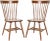 Wood 17''H Spindle Dining Chair in Natural - a Pair For Sale - Image 7 of 7