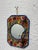 Mithila Folk Hand-Painted Art Wall Small Mirror For Sale In San Francisco - Image 6 of 12