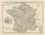 Antique Map of France, 1903 For Sale