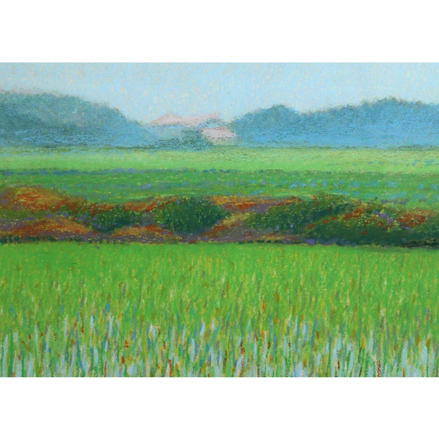 Artist: Oliviero Masi, Italian (1948 - ) Title: Flowering Field Year: 1987 Medium: Pastel on Paper, signed in pencil Size:...