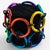This sumptuous modernist David Spada New York link bracelet boasts an iconic 1980s Space Age design. The rare link bangle...