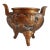 Vintage Japanese Satsuma "Thousand Faces" Porcelain Tripod Koro Incense Burner For Sale