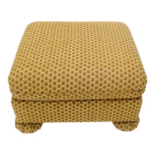 Thayer Coggin Milo Baughman Foot Stool Ottoman Hassock Pouf For Sale