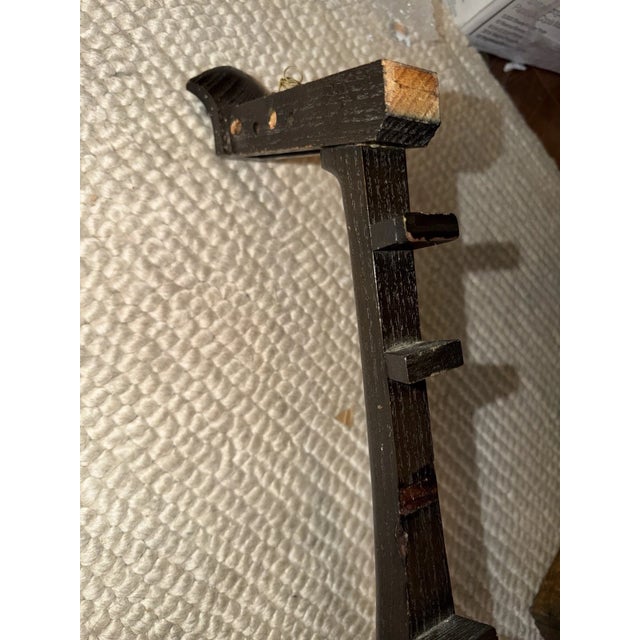 Japanese Antique Meiji Era Japanese Biwa Lute Instrument For Sale - Image 3 of 6