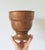 Vintage Copper Footed Pedestal Flower Urn Planter Pot For Sale - Image 4 of 8