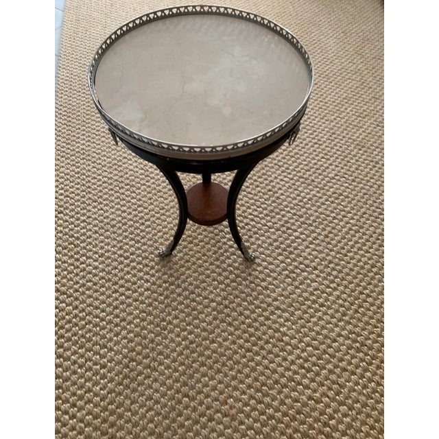 End Table Round Antique For Sale - Image 4 of 11