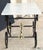 White French Baker's Patisserie Table With Marble Top and Wrought Iron Base For Sale - Image 8 of 8