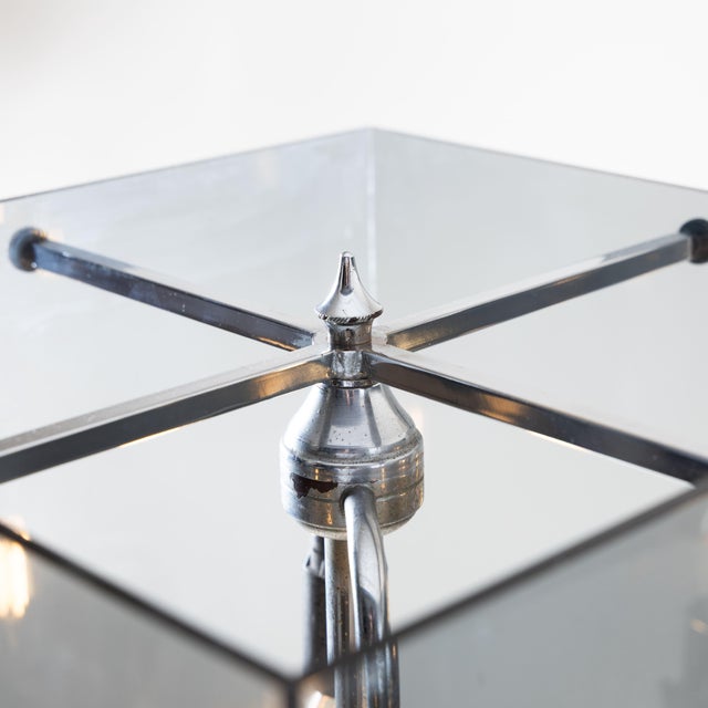 Acrylic Glass Lamps with Steel Bases, 1970s, Set of 2, in Good conditions. Designed 1970 to 1979 European Plug (up to...