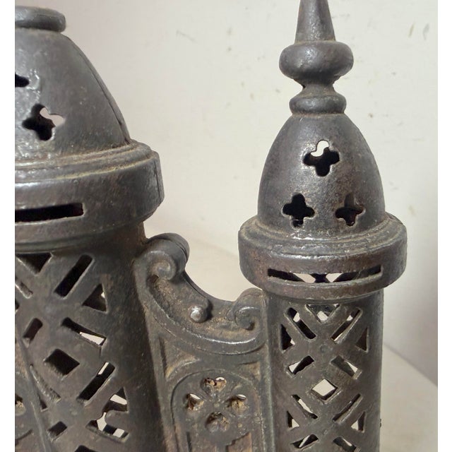 Rare Antique 19th Century Church Towers Eddy & Stephens Company Still Coin Bank For Sale - Image 4 of 13