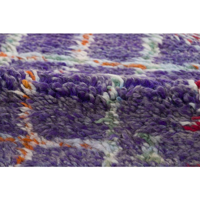 Vintage Moroccan Berber Wool Rug With Geometric Motifs by Rug & Kilim, 1950-1959 For Sale In New York - Image 6 of 9