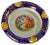 Hand-Painted Porcelain Ashtray, Early 20th Century For Sale