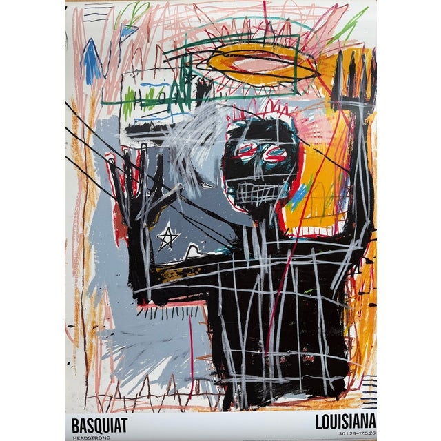 Furious Man 1982 Exhibition Poster by Jean Michel Basquiat, 2000s For Sale - Image 6 of 6