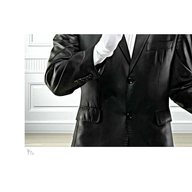 Black Mr. Strange, Mr. Wood Returns to Service, 2019, Screen Print For Sale - Image 8 of 10