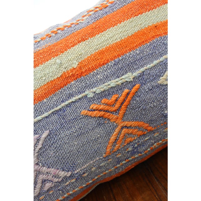 Turkish Kilim Decorative Pillow Cover - 14"x19.5" For Sale - Image 4 of 9