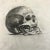 Realism Antique French Realist Charcoal Double-Sided Sketch of Skulls/Roman Bust For Sale - Image 3 of 5