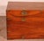Camphor Wood Marine Chest with Double Locks and Camphor Wood Top, 19th Century For Sale - Image 4 of 16