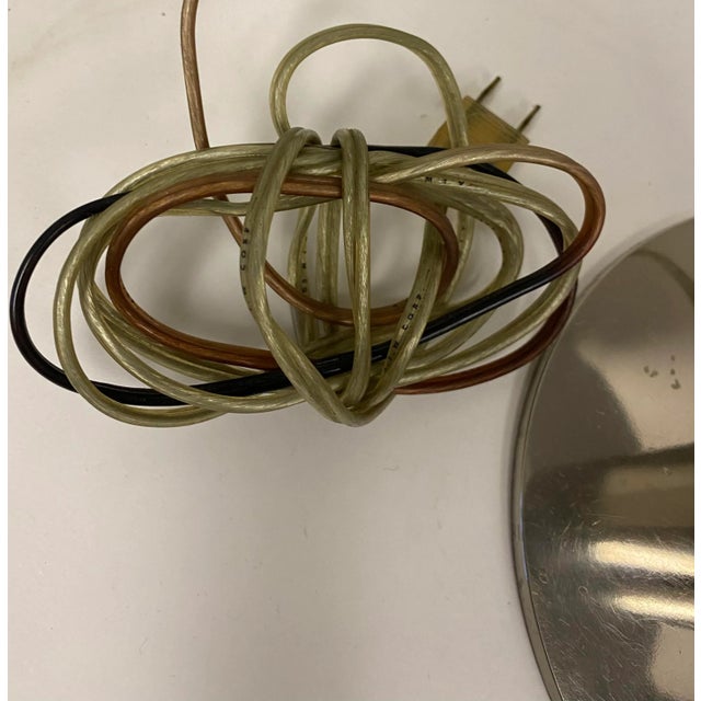 Laurel Lamp Company 1970s Laurel Lamp Robert Sonneman Chrome Mushroom Table Lamp With Double Bulb For Sale - Image 4 of 7