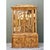 Camel Vintage Chinoiserie Pagoda Rattan China Cabinet For Sale - Image 8 of 12