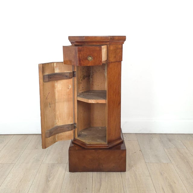 Pair of Column Cabinets in Cherry, Italy Circa 1820 For Sale - Image 4 of 12