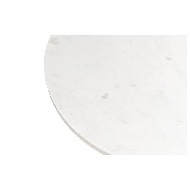 White Marble Top Dining Table For Sale - Image 8 of 12
