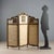 Barocchetto style screen, crafted from carved, lacquered, and gilt wood, originating from late 19th century Italy....