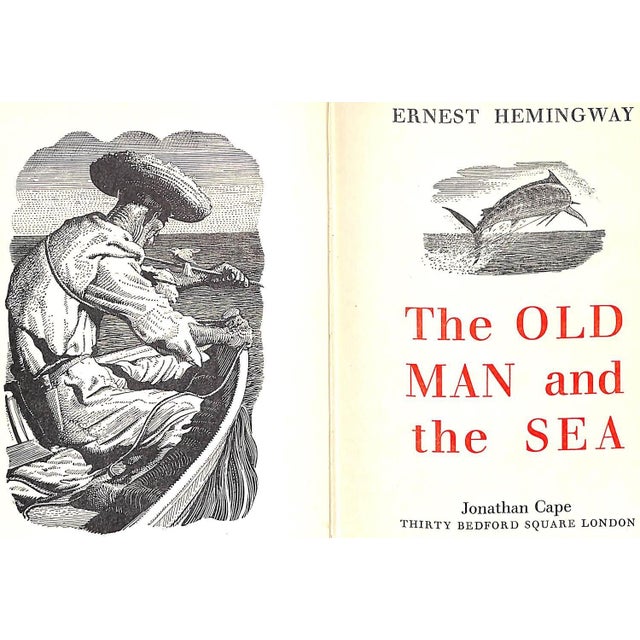 HEMINGWAY, Ernest [117] pp. 1955 Jonathan Cape 8 5/8" x 6 1/4" w/ illustrations by C. F. Tunnicliffe & Raymond Sheppard...