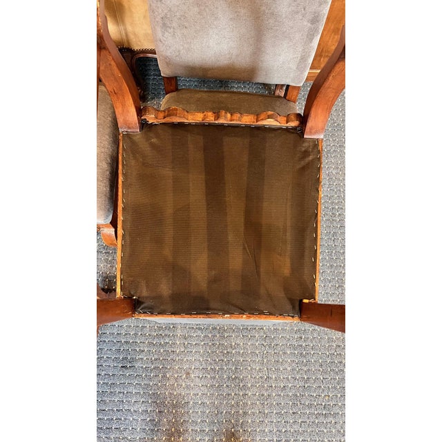 1940s Colombian Victorian Style Dining Chairs- Set of 6 For Sale - Image 9 of 11