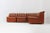 Animal Skin Vintage Italian Curved Modular Sofa, 1970s, Set of 4 For Sale - Image 7 of 10