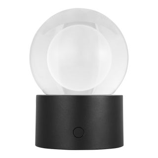 Sean Lavin by Visual Comfort Modern Mina Cordless/Rechargeable Table Lamp in Black For Sale