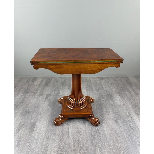 19th Century Mahogany Games Table For Sale - Image 11 of 12