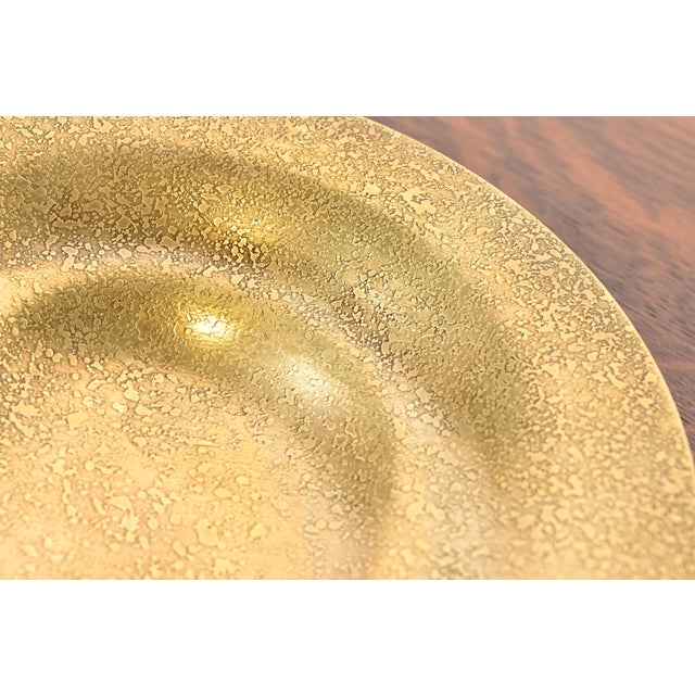 Tiffany Studios Tiffany Studios New York Bronze Doré Plate or Shallow Bowl For Sale - Image 4 of 11