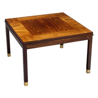 Square Rosewood Coffee Table from HMB Möbler, 1960s For Sale