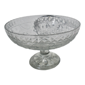18th Century Irish Cut Glass Center Bowl