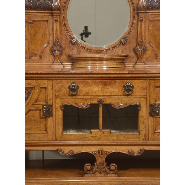 Metal Carved Pollard Oak Sideboard For Sale - Image 7 of 18