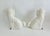 Late 19th Century Antique 19th C White Staffordshire Spaniel Mantel Dogs - A Pair For Sale - Image 5 of 18
