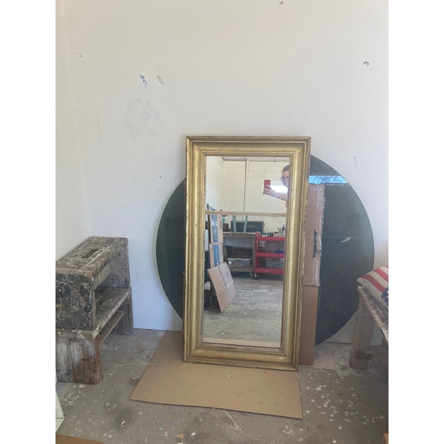 Early 20th Century Gilded Parlor Wall Mirror For Sale - Image 4 of 4