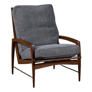 High-Back Lounge Chair by Dan Johnson for Selig For Sale