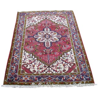 Persian Heriz Rug - 3′1″ × 4′7″ For Sale