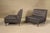 Wood Mid 20th Century Mid-Century Slipper Chairs - 2 Pieces For Sale - Image 7 of 10