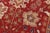 Shabby Chic Red/Ivory Wool Rug - 8'2'' X 10'3'' For Sale - Image 4 of 10