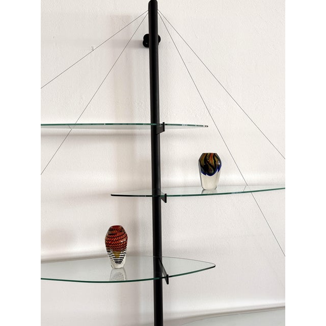 1990s Vintage Italian Fiordiluna Floating Shelf by Tobia Scarpa for Goppion, 1991 For Sale - Image 5 of 18