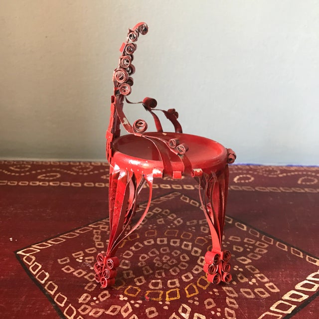 1970s Handmade Can Art Candleholder For Sale - Image 4 of 7