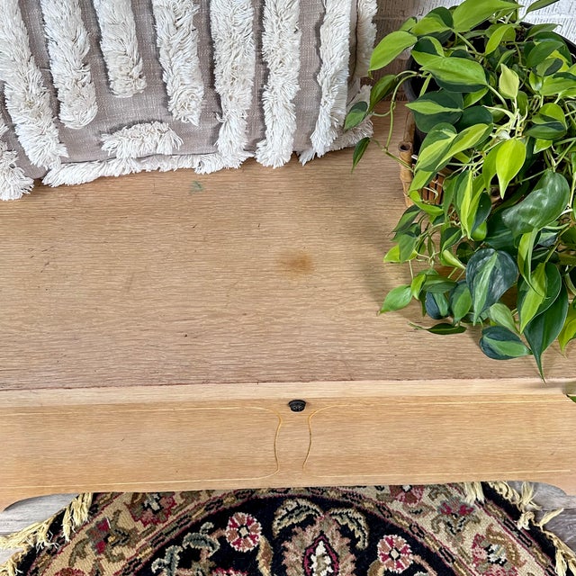 1955 Lane Blonde Veneer Cedar Footed Chest With Key & Certificate For Sale - Image 10 of 12