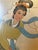 Vintage Mid-Century Chinese "Celestial Maiden" Silk Painting Signed Zheng Qing For Sale In Milwaukee - Image 6 of 16