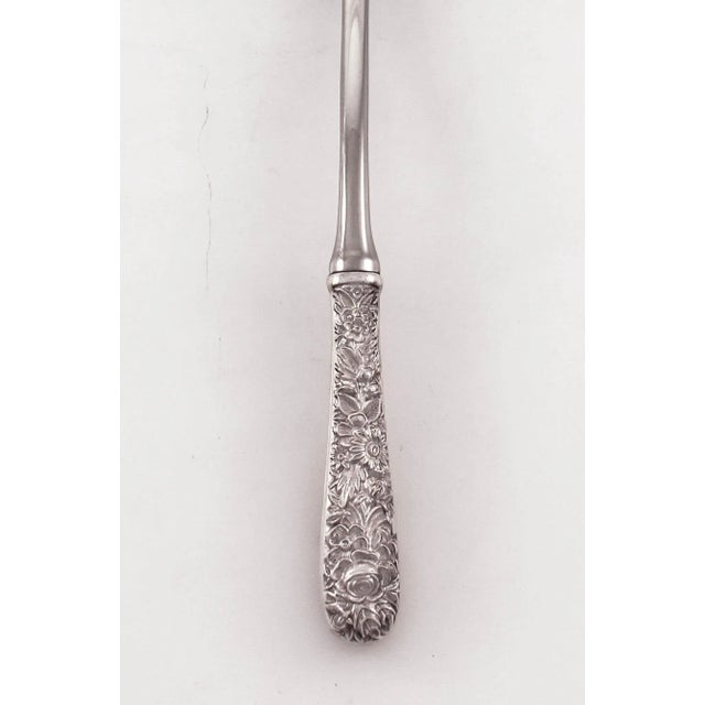 Modern Contemporary Sterling Repousse Ladle For Sale - Image 3 of 6