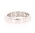 1.25 Carat Round Cut Diamond 14 Karat White Gold Band, Size 7 For Sale - Image 4 of 6