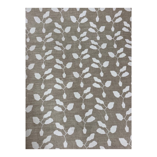 Wayne Pate + Studio Four Nyc Saint Germain Linen Fabric Color Plaster 1 5/8 Yards For Sale