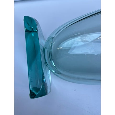 Transparent Schlanser Modern Glass Vessel For Sale - Image 8 of 11