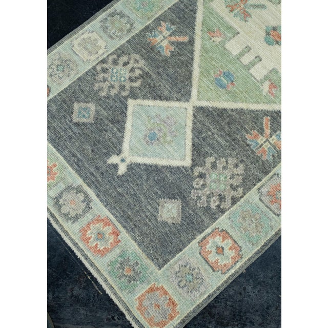 Turkish Turkish Oushak Runner Rug 3' x 16'5" #17241 For Sale - Image 3 of 8